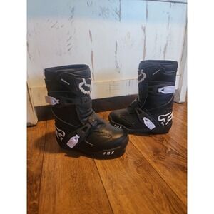 Fox Racing Unisex-Child Kids COMP Motocross Boots Size K13 EUC